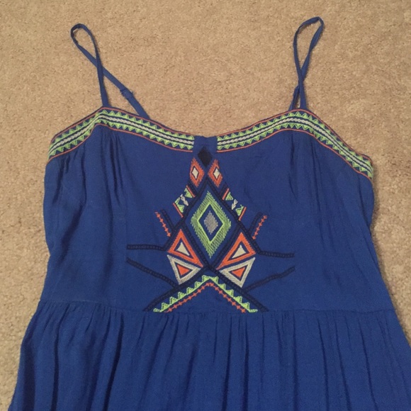 Blue maxi dress