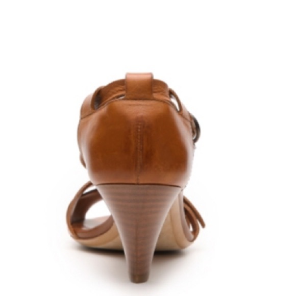 🐆 BALLY OSWALDA 🐆 Leather Heeled Sandals - Picture 4 of 4