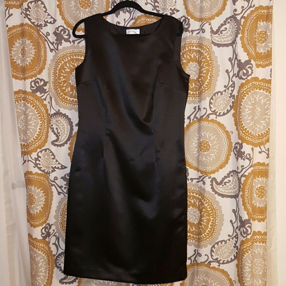 NWT Audrey Hepburn black satin dress