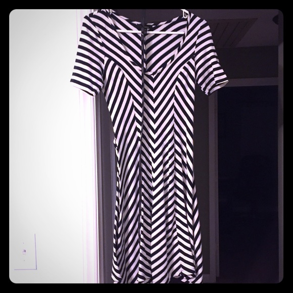 Black & White Stripe Dress