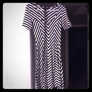 Black & White Stripe Dress