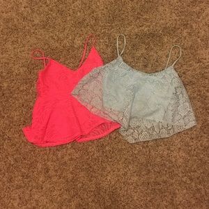 Cute bright crop tops