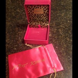 Betsey Johnson pouch and box