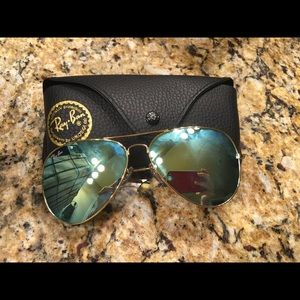 Blue rayban sunglasses