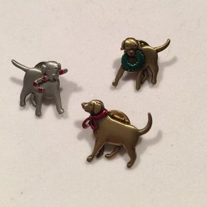 Set of three Holiday Lab pins