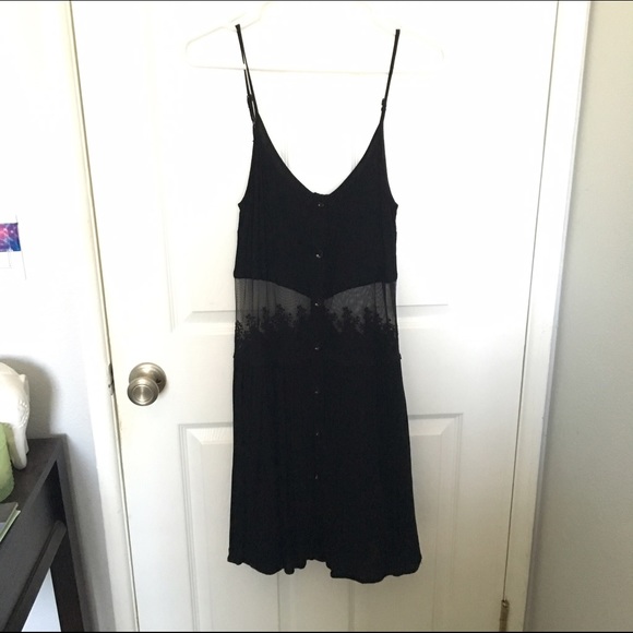 Tobi black button up dress!