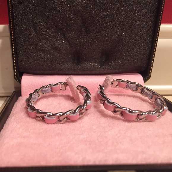 Juicy Couture hoop earrings