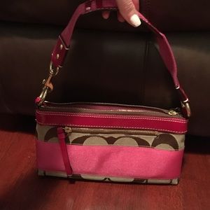 Handbag and matching change purse
