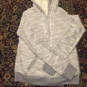 Hollister faux fur lined hoodie