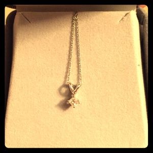 14k Diamond Pendant Necklace