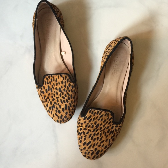 Zara Shoes - Zara Cheetah Pony Hair Loafers