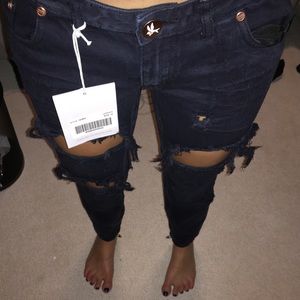 one teaspoon ripped jeans