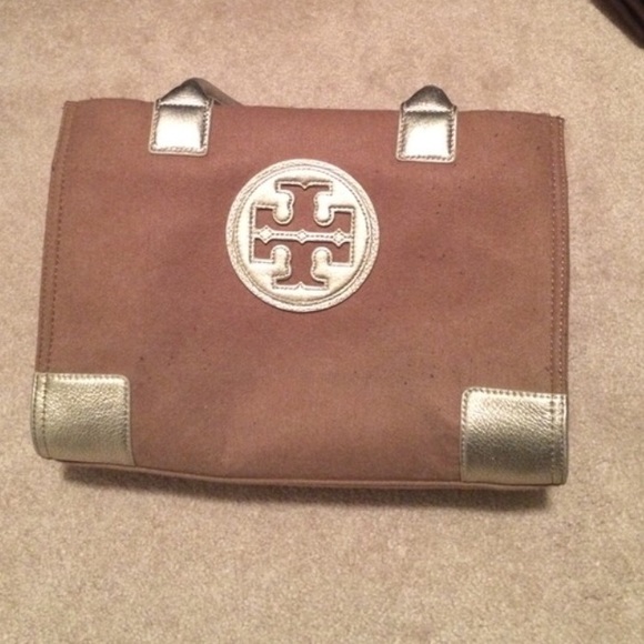 Tory Burch Ella Tote | Tan & Gold 😍