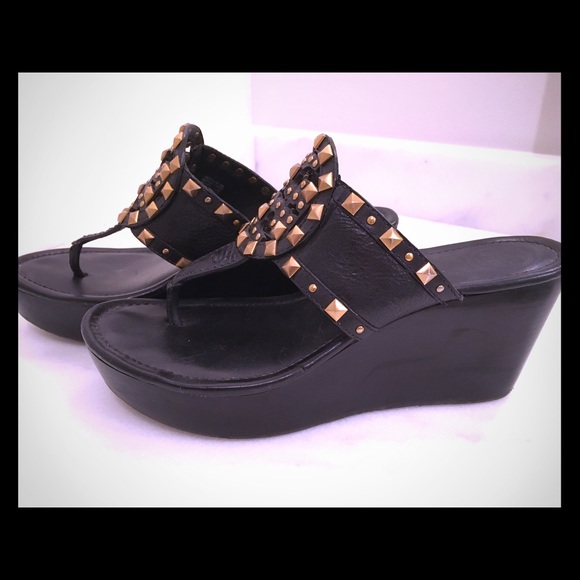 Tory Burch wedge sandal.