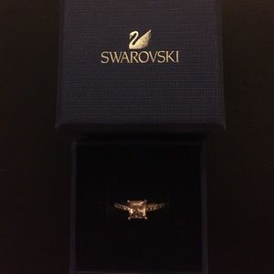 Swarovski crystal ring size 8