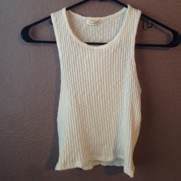 White crop top