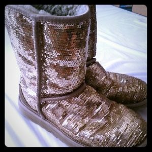 Gold uggs