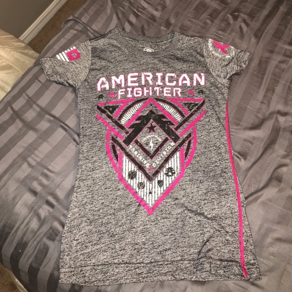 Reflective American Fighter Tee