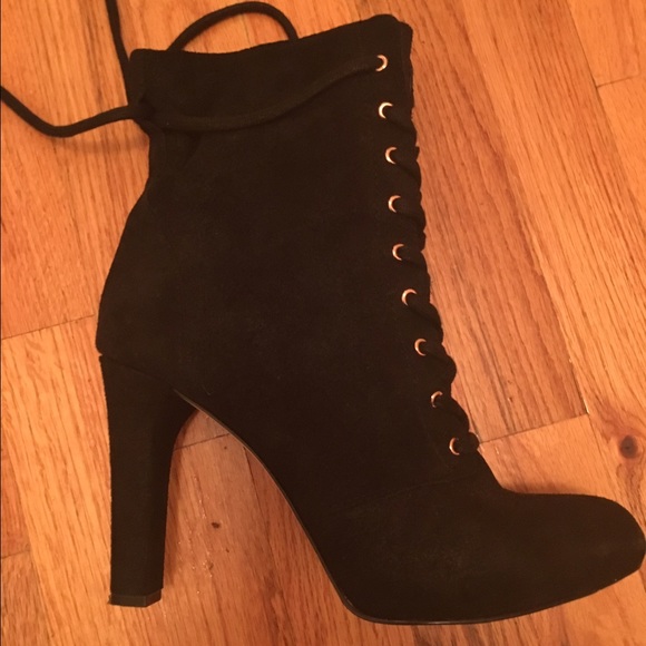 I.N.C suede booties