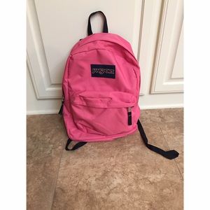 Pink Jansport Backpack