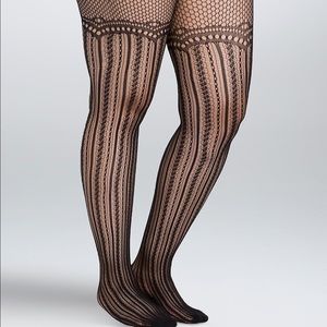Torrid Size Size 1/2 Pointelle Knit Tights