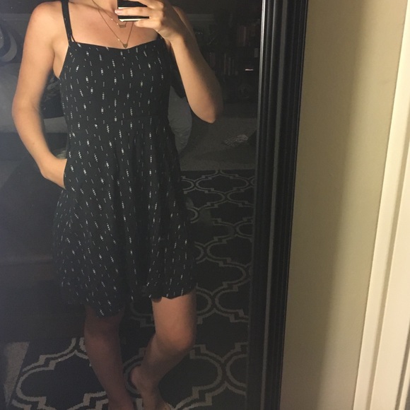 Skater dress with pockets.