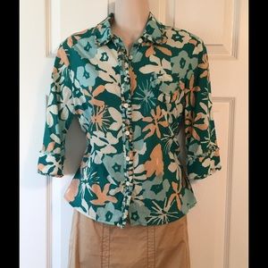 Anthropologie button down top.