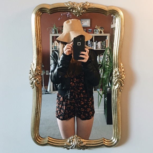 Dark Floral Romper