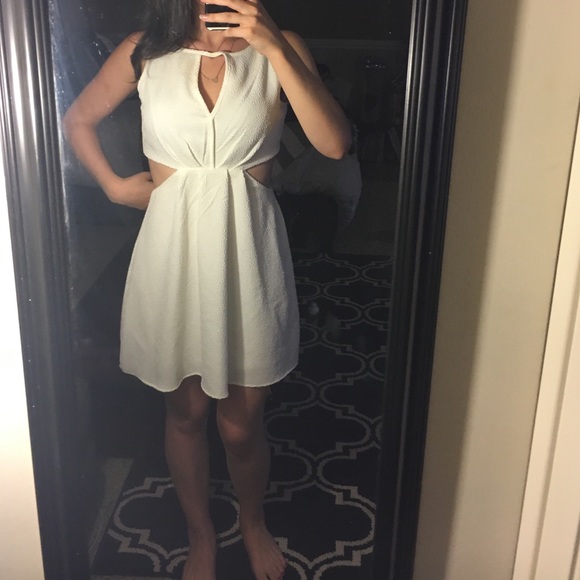 White cocktail dress