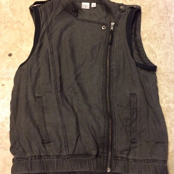 NWOT BP Nordstrom Hunter Green zip up vest - Picture 3 of 4