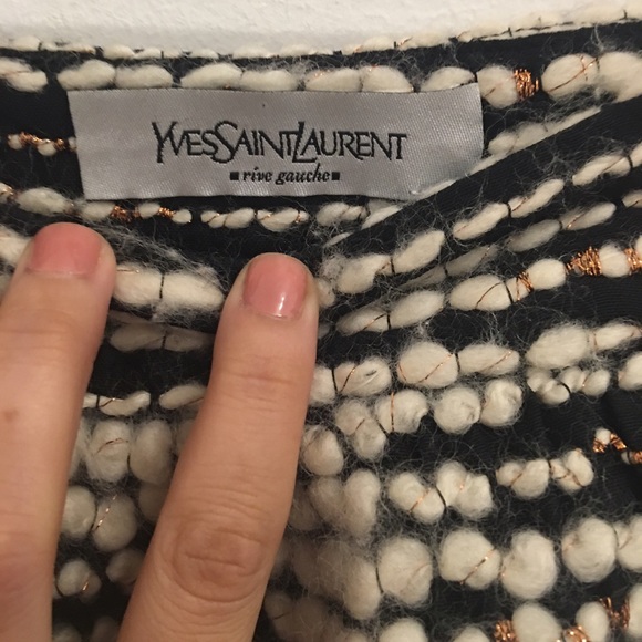 Vintage Yves Saint Laurent YSL wool skirt 2/Small