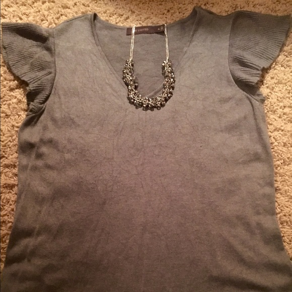 The Limited grey sweater