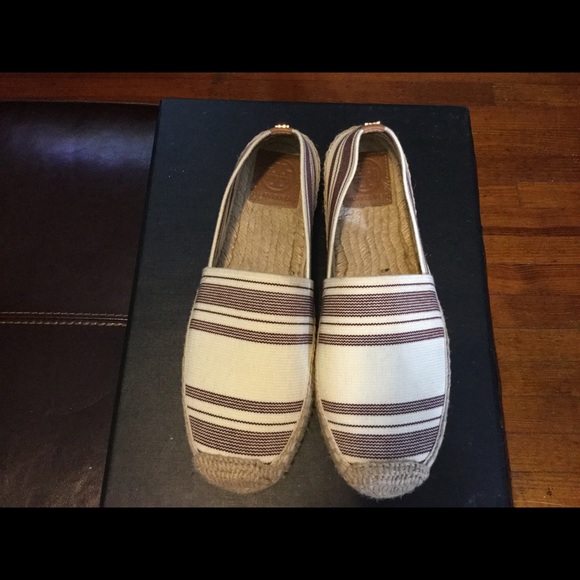 Tory Burch espadrilles.
