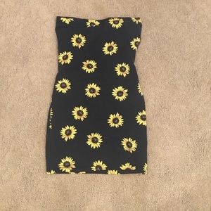 Black Sunflower Dress- Forever 21