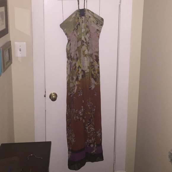 Long, floral dress