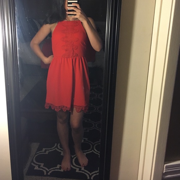 Adorable reddish day dress. New with tags