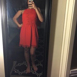 Adorable reddish day dress. New with tags