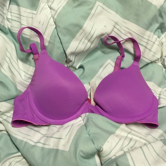 Purple push up bra