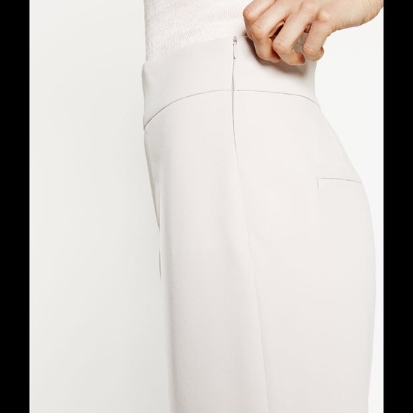 Zara Straight Leg Long Flowing Trousers Pants - Picture 3 of 3