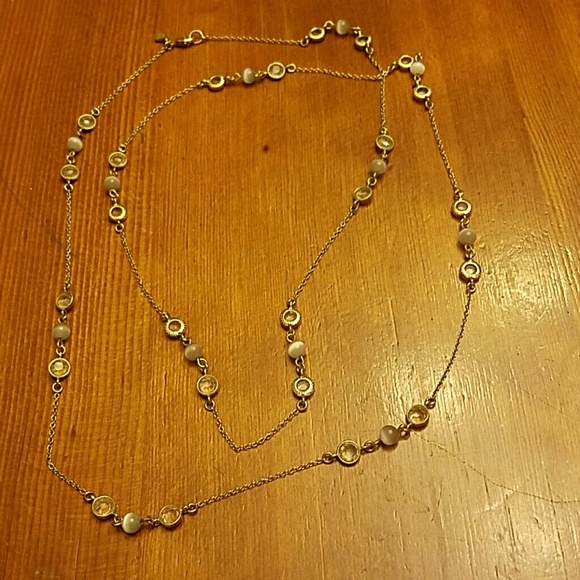 Banana Republic blue and silver necklace