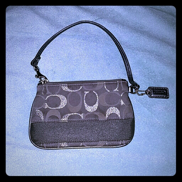 Grey Coach wristlet