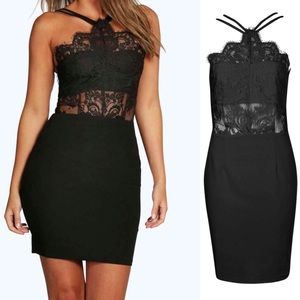 Eyelash Bodycon Dress