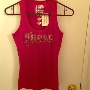 *Brand New* Guess Tank with Rhinestone Logo