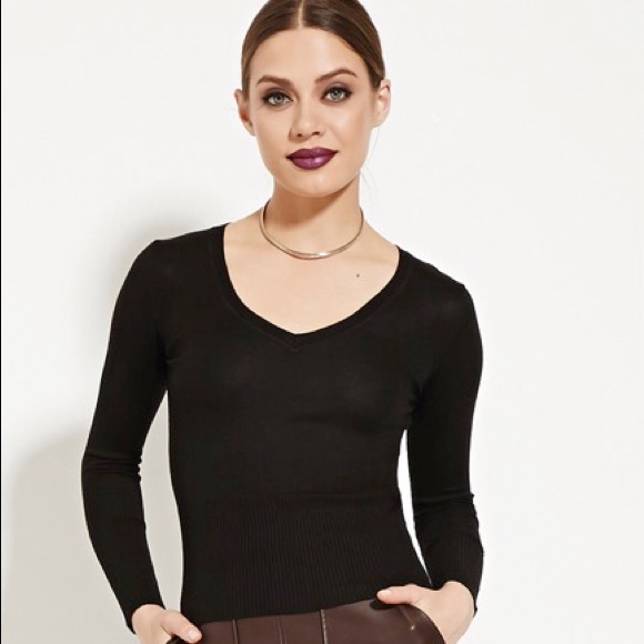 V neck sweater