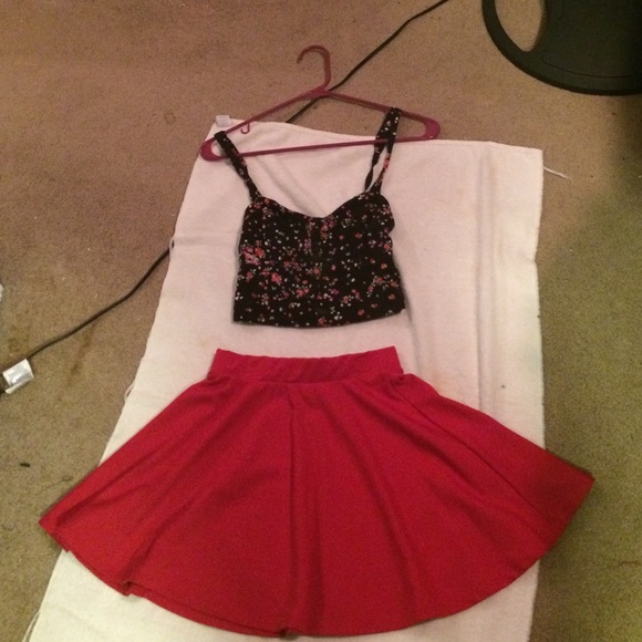 High waisted skirt