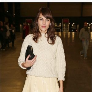 Michael Kors small Aran style knit sweater.