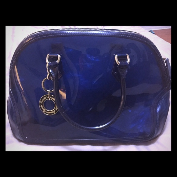 SapsUCKER jelly navy blue bag / satchel NWT