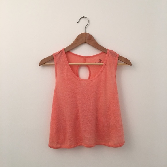 Alternative Apparel Coral Crossback Crop Top