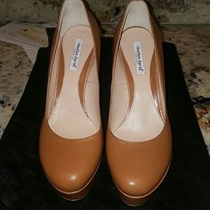 Nude Platform pumps size 8