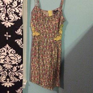 Sexy mini flowy dress